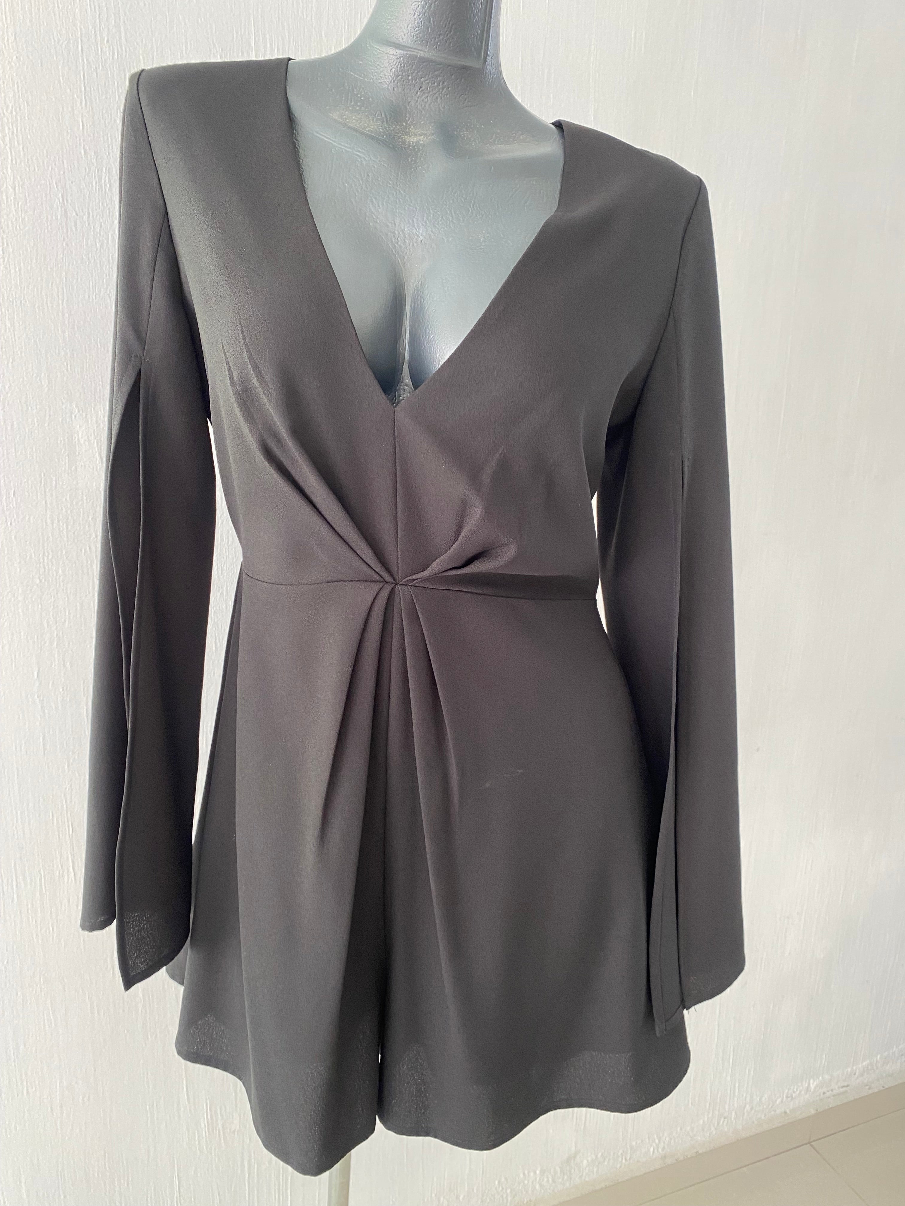 Dress - Jomper en short color negro