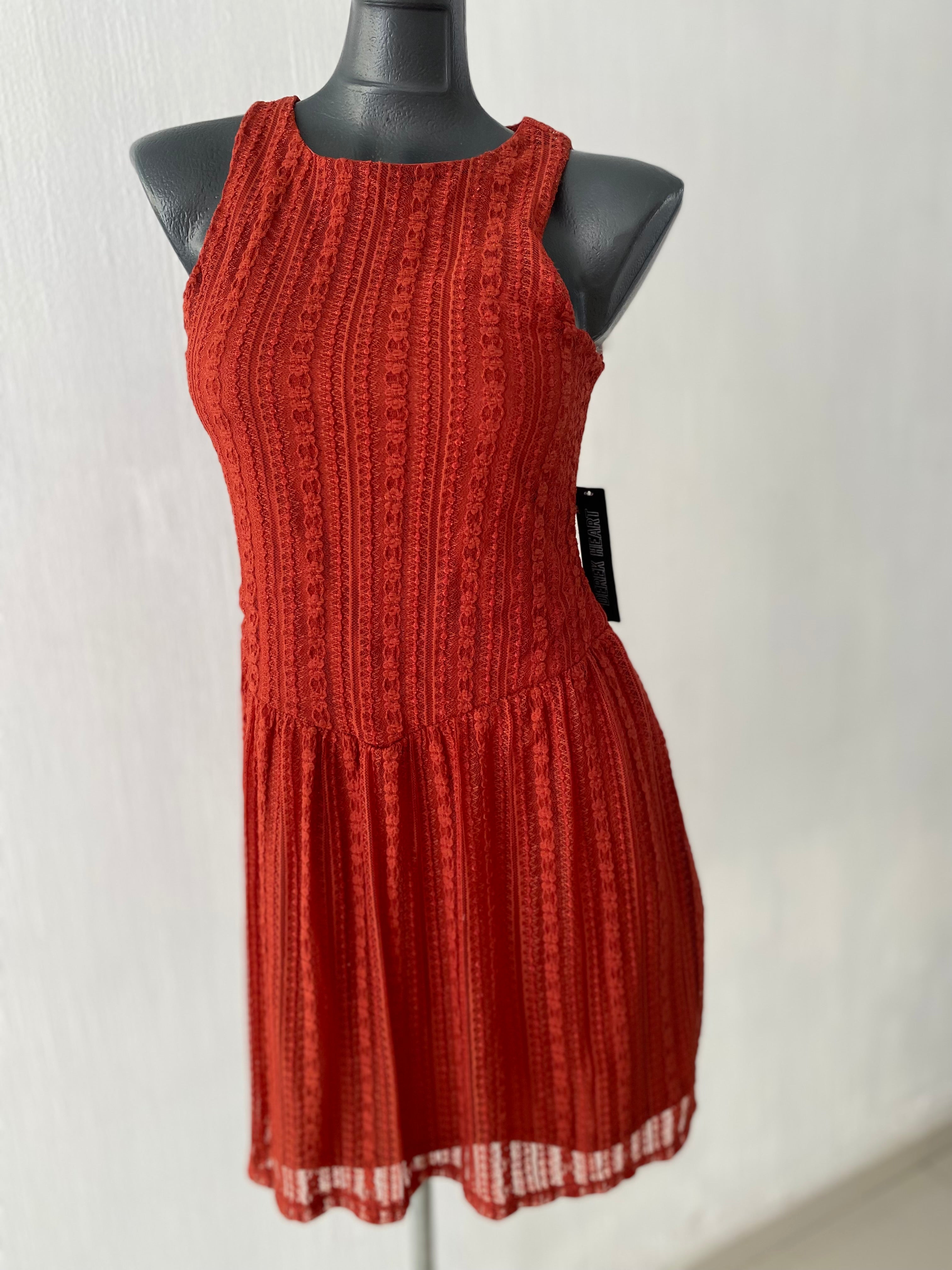 Dress - Color terracota