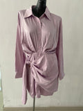 Dress - Tela satin forrado