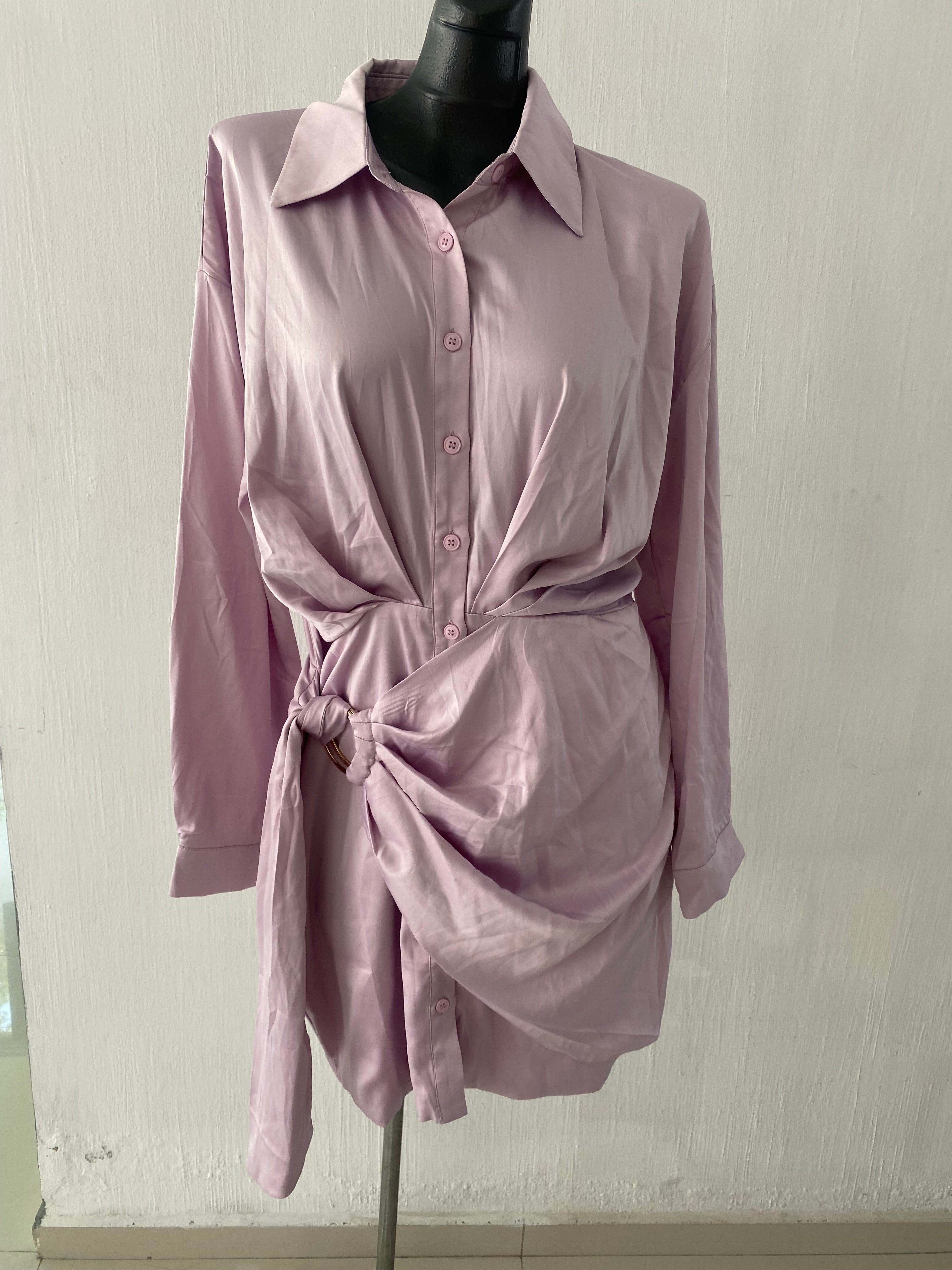 Dress - Tela satin forrado