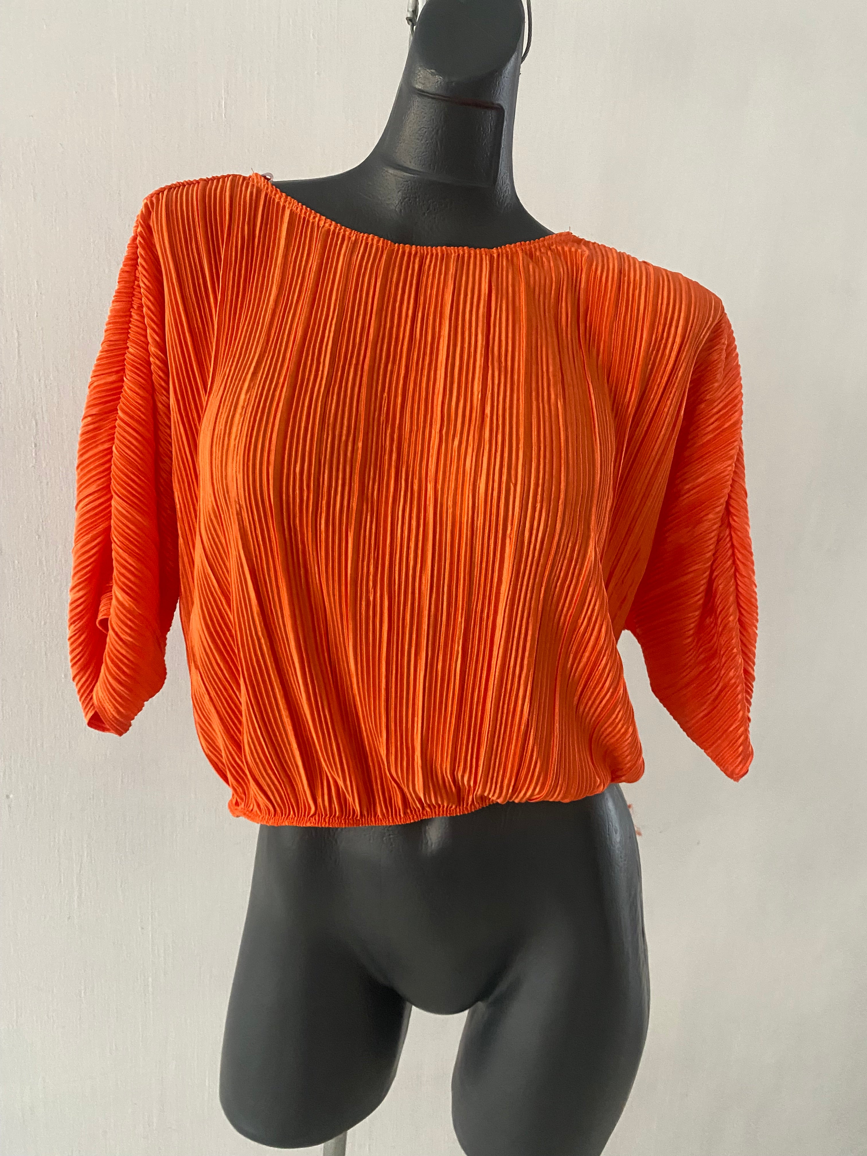 Blusa para dama color anaranjado